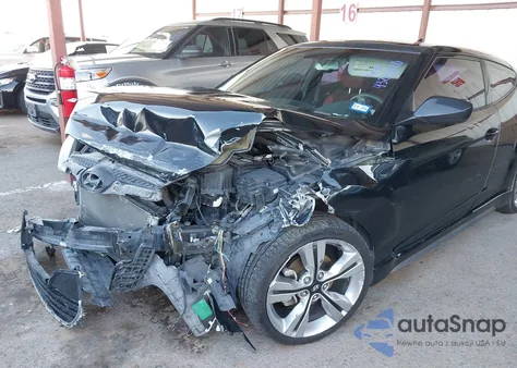 2013 Hyundai Veloster from USA, damaged, VIN KMHTC6AD5DU142833